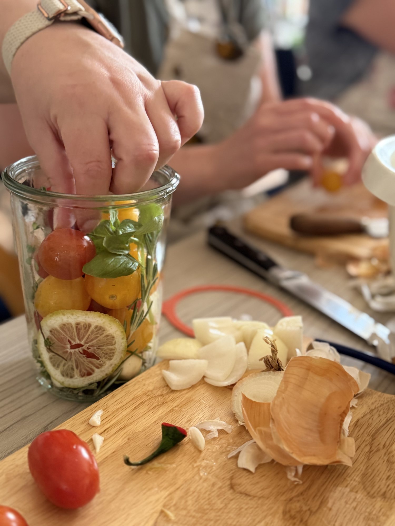 Fertiges Ferment im Glas